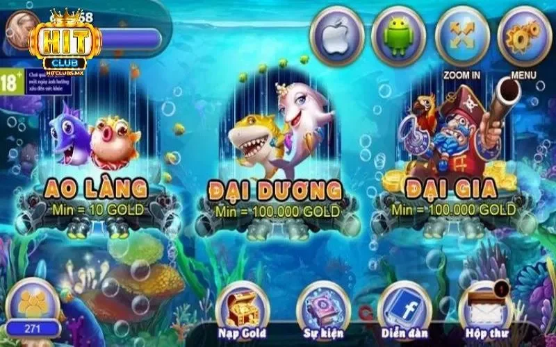 Các phòng cược phổ biến trong tựa game này