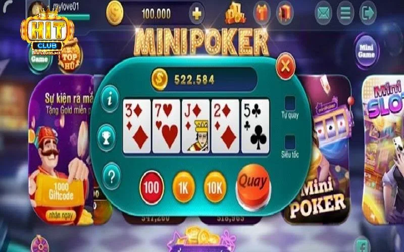 Mẹo giành chiến thắng trong Mini Poker Hitclub