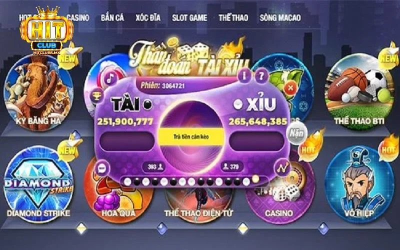Giới thiệu sơ lược Tài xỉu Hitclub